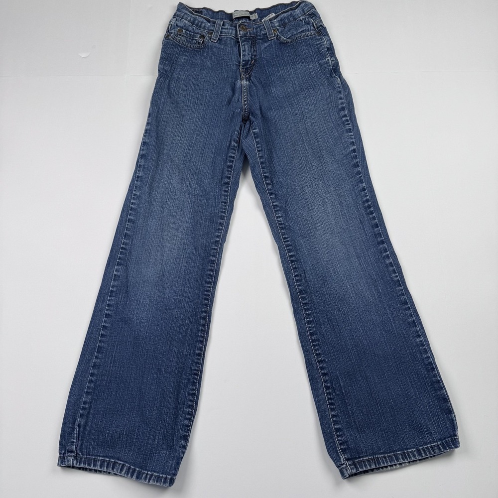 Levis 512 Jeans Womens 4P (22x27) Blue Perfectly Slimming Boot Cut Stretch Denim